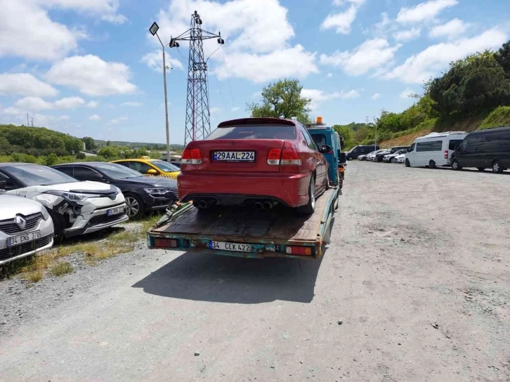 Çekici üzerindeki tehlikeli yolculuğa para cezası
