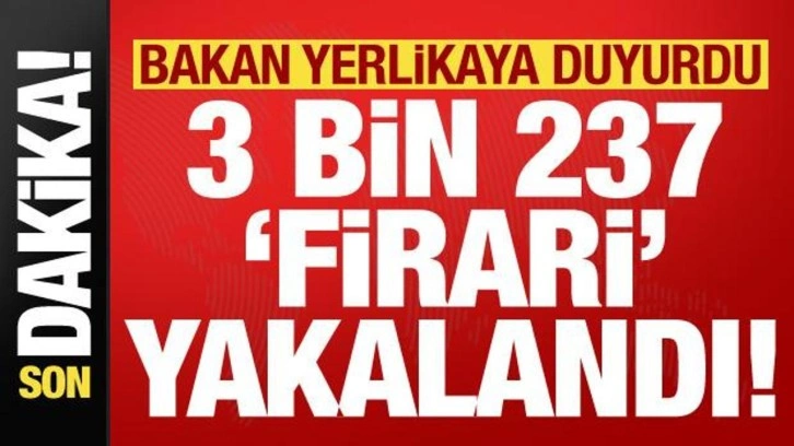 ÇEMBER-12 Operasyonlarında 3237 Firari Yakalandı!