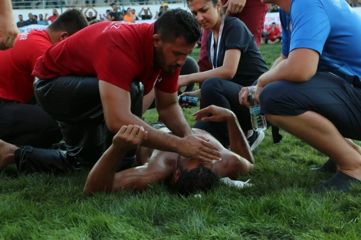 Cerrahi Hastanesi’nden yağlı güreşe sağlık desteği
