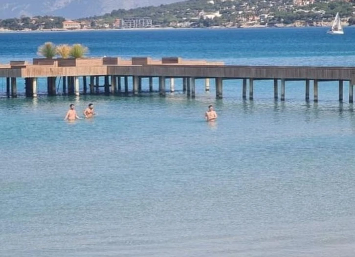 Çeşme’de Şubat ayında deniz keyfi
