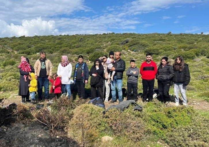 Çeşme Sahilinde Kaçak Göçmen Operasyonu