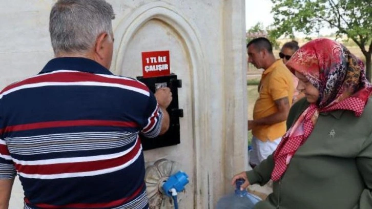 Çeşmeler ücretli hale getirildi