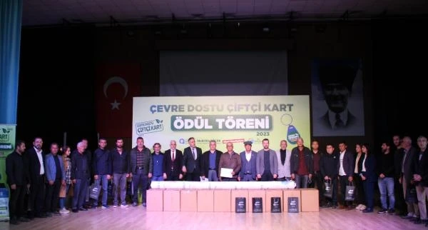 Çevre dostu çiftçilere ödülleri verildi