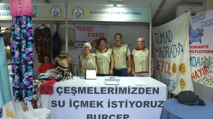 Çevreciler temiz su için imza kampanyası başlattı
