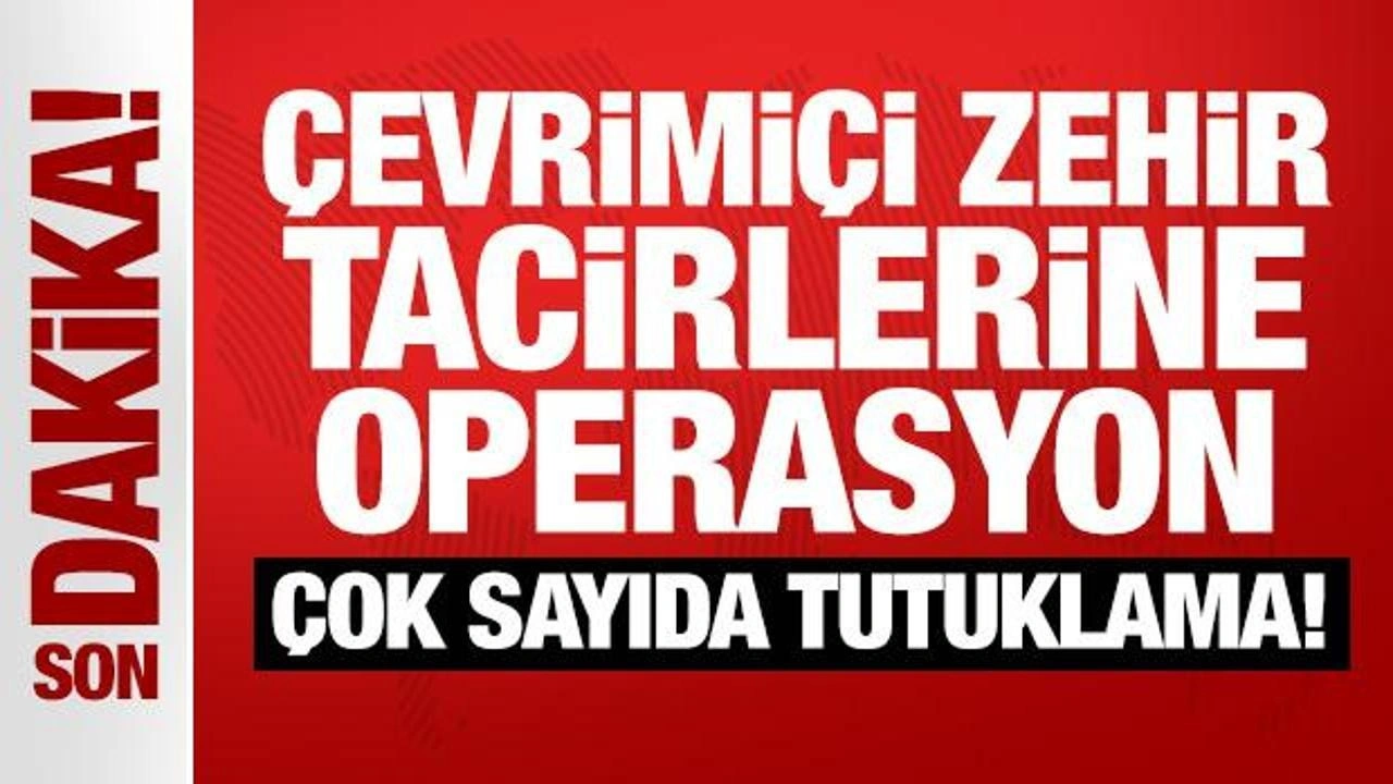 Çevrimiçi zehir tacirlerine operasyon: 142 tutuklama