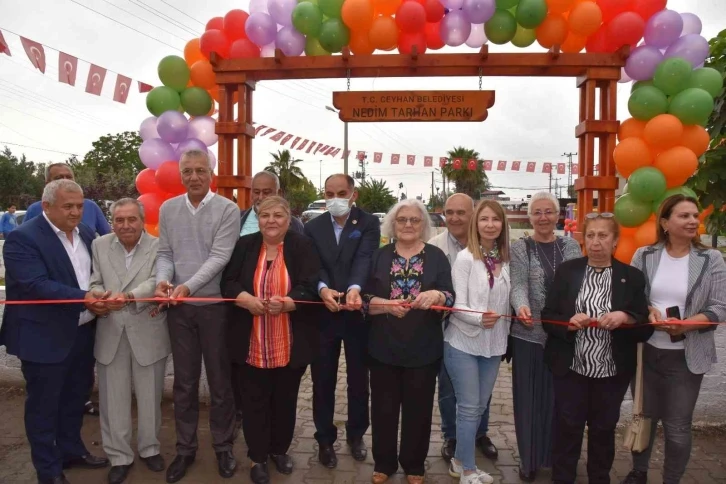 Ceyhan’da "Nedim Tarhan Parkı"  açıldı
