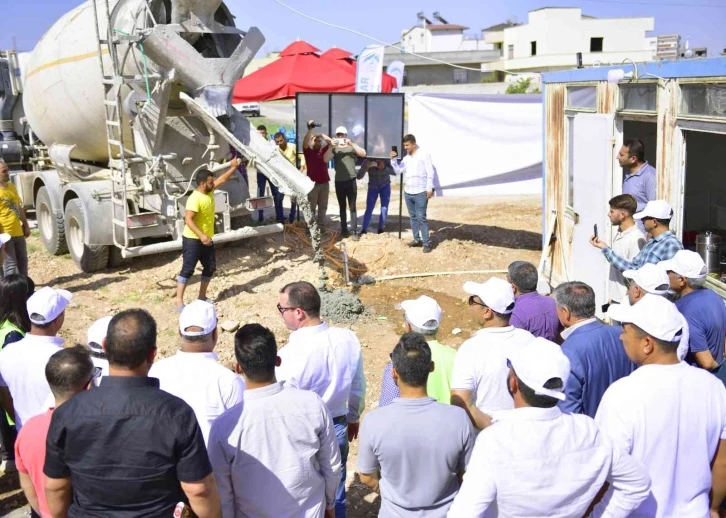 Ceylanpınar’da 300 kişilik tekstil fabrikasının temeli atıldı
