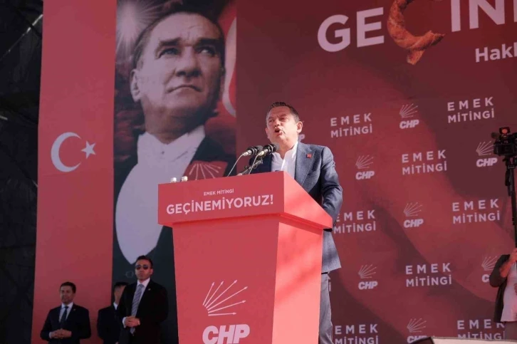 CHP Genel Başkanı Özel, Emek Mitingi’nde konuştu

