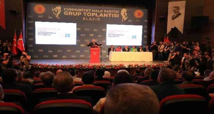 CHP grup toplantısını Elazığ’da yaptı