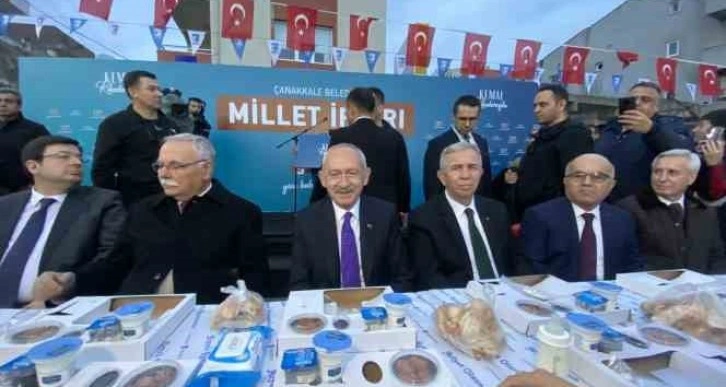 CHP lideri Kılıçdaroğlu Çanakkale’de iftara katıldı