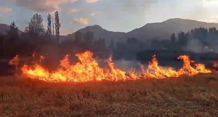 Çiftçiler, anız yakımına karşı uyarıldı
