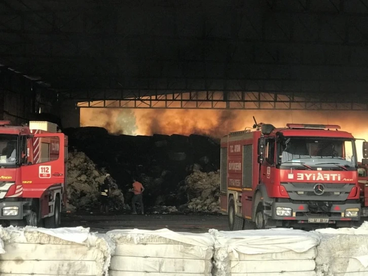 Çırçır fabrikasındaki yangın söndürüldü
