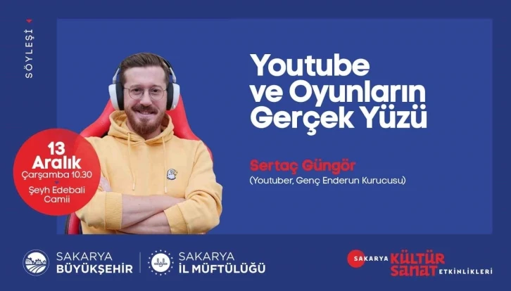 Çocuklar ‘Youtube ve Oyunların Gerçek Yüzü’ konulu söyleşide buluşacak
