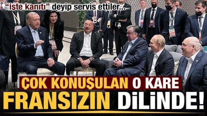 Çok konuşulan o kare Fransızın dilinde: Erdoğan'ın üstünlüğü...