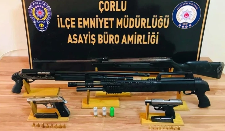 Çorlu’da husumetli gruplara operasyon: 5 kişi tutuklandı
