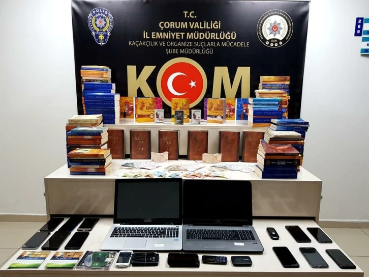 Çorum’da mahrem kurye operasyonunda 7 kişi tutuklandı
