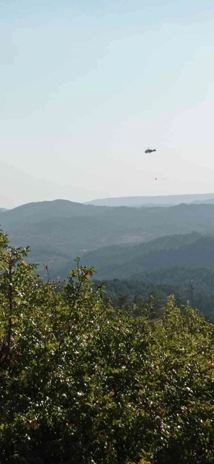 Çorum’da orman yangını
