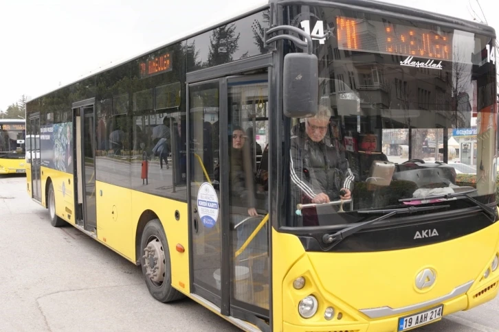 Çorum’da otobüs seferlerine yeni düzenleme
