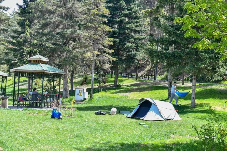 Çubuk-1 Barajı dinlenme alanı Ramazan’da da dolup taşıyor
