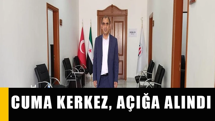 Cuma Kerkez, açığa alındı!