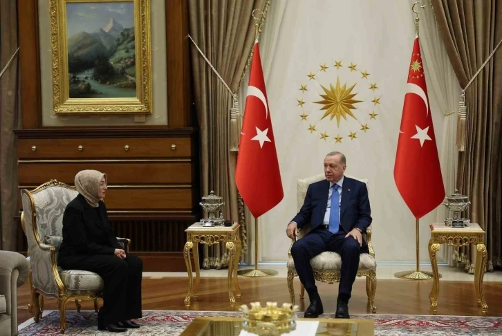 Cumhurbaşkanı Erdoğan, Ayşe Ateş’i kabul etti
