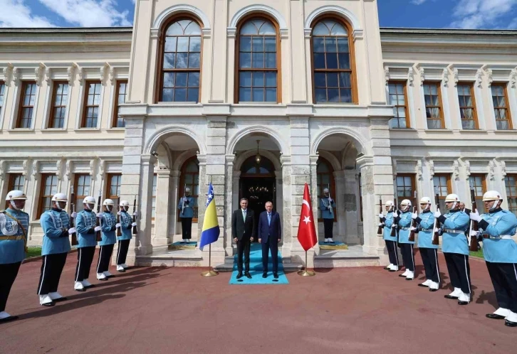 Cumhurbaşkanı Erdoğan, Bosna-Hersek Devlet Başkanlığı Konseyi Başkanı Denis Becirovic ile bir araya geldi
