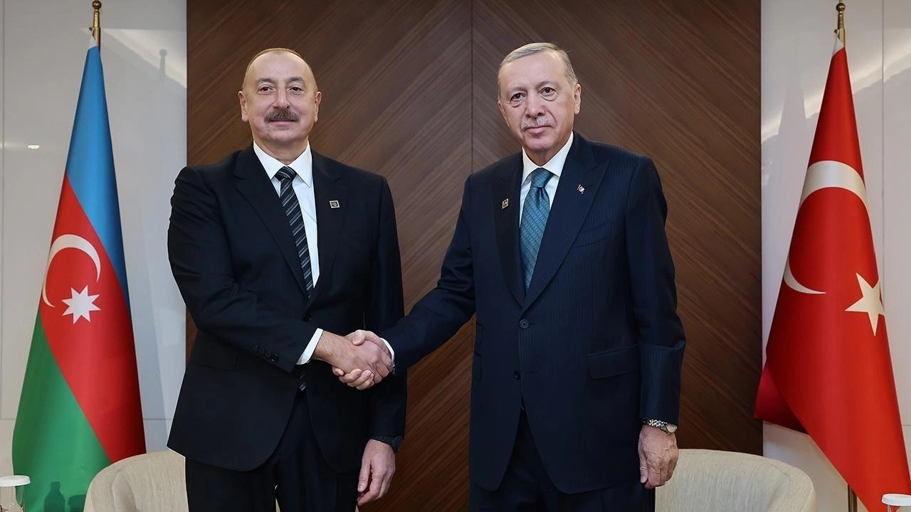 Cumhurbaşkanı Erdoğan ile Azerbaycan Cumhurbaşkanı Aliyev görüştü