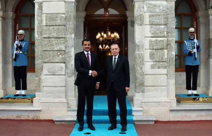 Cumhurbaşkanı Erdoğan, Katar Emiri Şeyh Temim bin Hammed Al Sani ile görüştü
