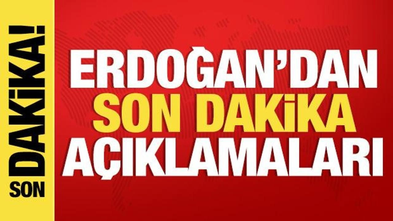 Cumhurbaşkanı Erdoğan konuşuyor!