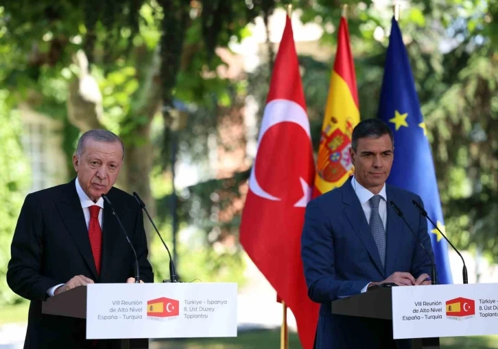 Cumhurbaşkanı Erdoğan: "İspanya, Türkiye’nin AB üyeliğine destek verdi"
