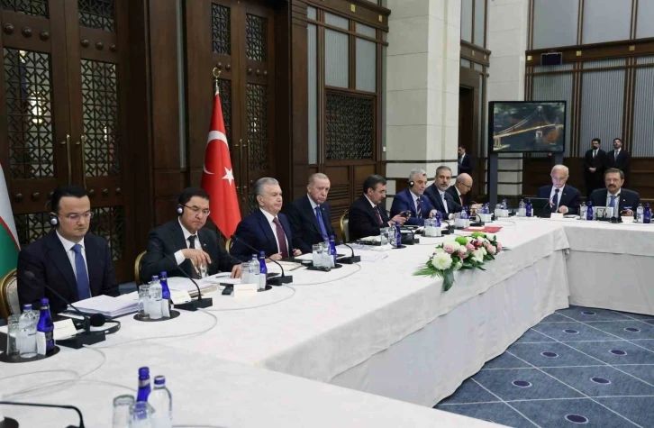 Cumhurbaşkanı Erdoğan: "Özbekistan ile hedef 5 milyar dolar ticaret”
