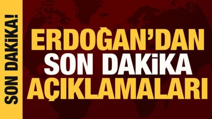 Cumhurbaşkanı Erdoğan ve Bahçeli Hatay'a konuşuyor