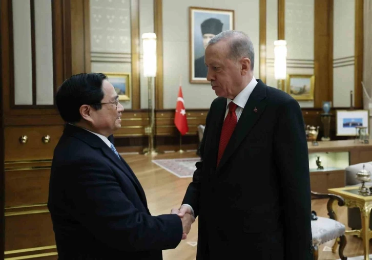 Cumhurbaşkanı Erdoğan, Vietnam Başbakanı Pham Minh Chinh’i kabul etti
