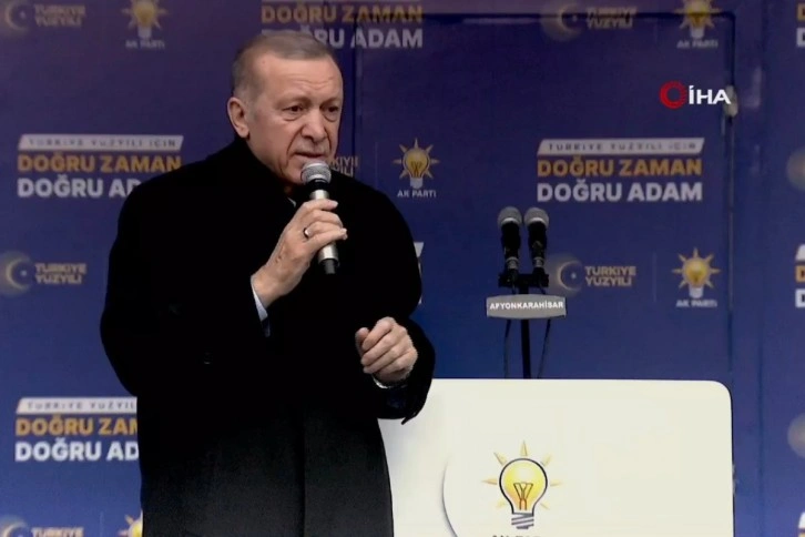 Cumhurbaşkanı Erdoğan'dan Afyonkarahisar'da önemli açıklamalar