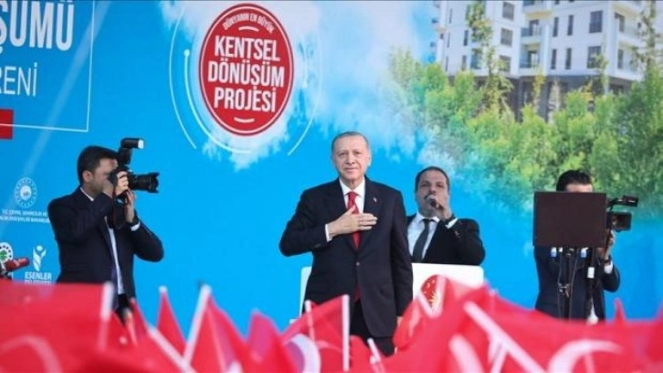 Cumhurbaşkanı Erdoğan'dan Esenler'e teşekkür mesajı