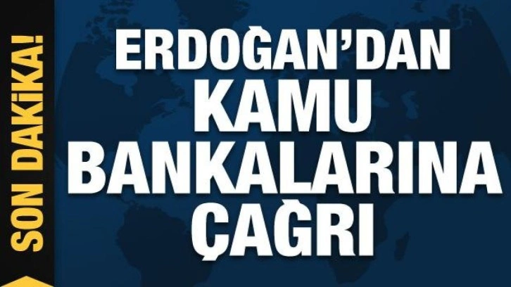 Cumhurbaşkanı Erdoğan'dan faiz açıklaması: Kamu bankalarına talimatı veriyorum