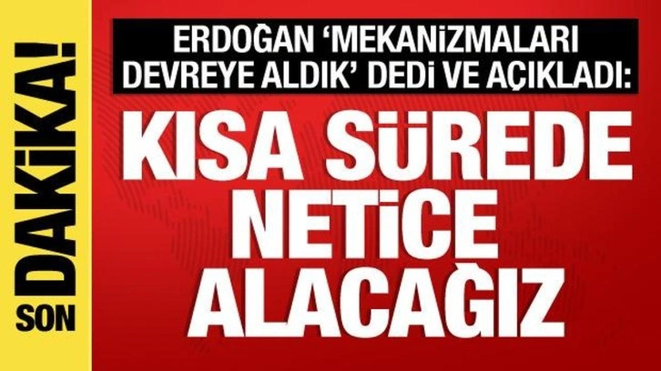 Cumhurbaşkanı Erdoğan'dan hayat pahalılığıyla mücadele açıklaması