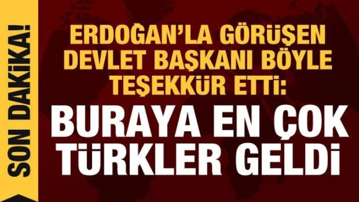 Cumhurbaşkanı Erdoğan'la Hırvat mevkidaşından ortak açıklama