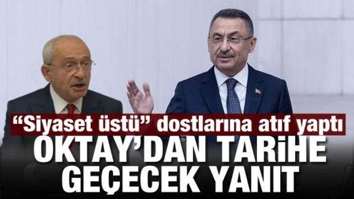 Cumhurbaşkanı Yardımcısı Oktay'dan Kılıçdaroğlu'na tarihe geçecek yanıt