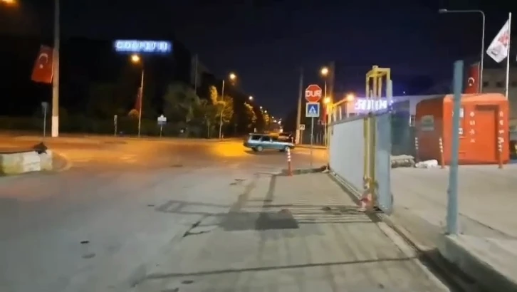 Dakikalarca drift attı, kamerayı görünce kaçtı
