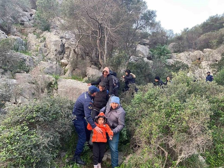 Datça Armutlu Koyu'nda Kaçak Göçmen Operasyonu