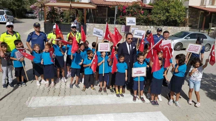 Datça’da yaya geçidi uygulaması
