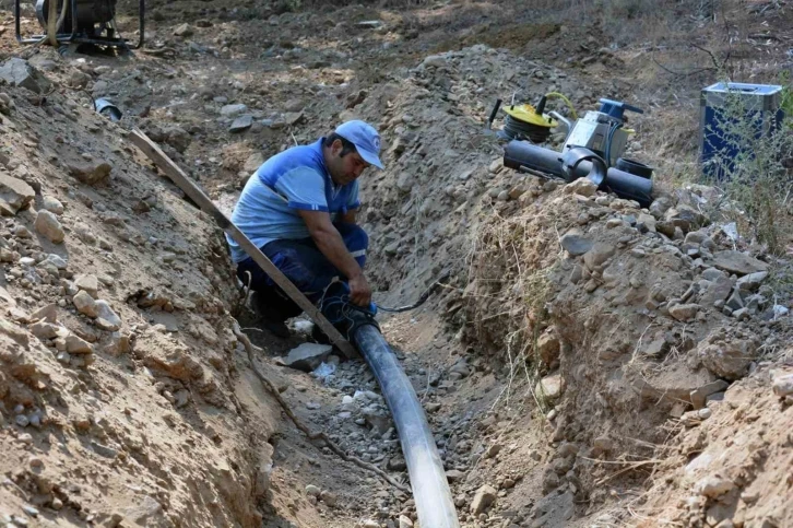 Datça Mesudiye’de kireç tıkanıklığı hat yenileme çalışmasıyla giderildi
