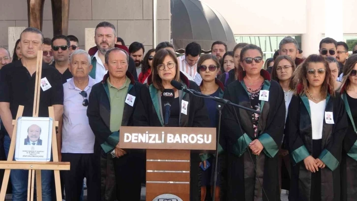 Denizli Barosu’ndan Bodrum’da öldürülen eski Baro Başkanı için açıklama
