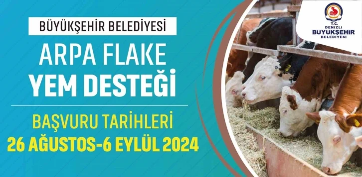 Denizli Büyükşehir büyükbaş hayvan üreticilerine yem desteği sağlayacak
