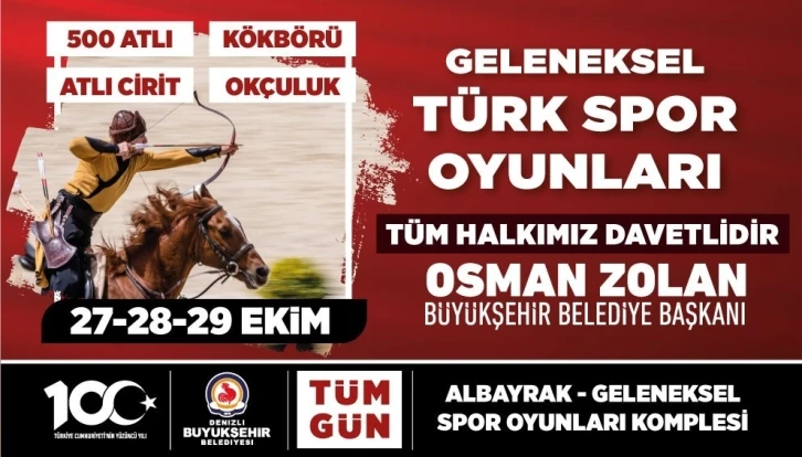 Denizli Büyükşehir ile ’Geleneksel Türk Spor Oyunları’ başlıyor
