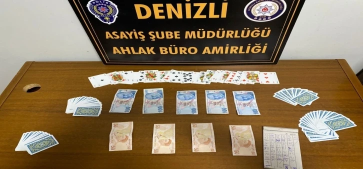 Denizli’de kumar ve fuhuş operasyonunda 11 kişi yakalandı
