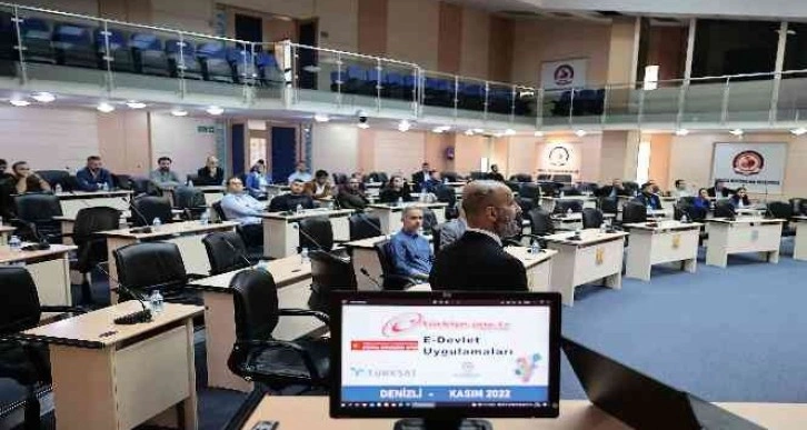 Denizli’de e-Devlet Kapısı eğitimi gerçekleştirildi