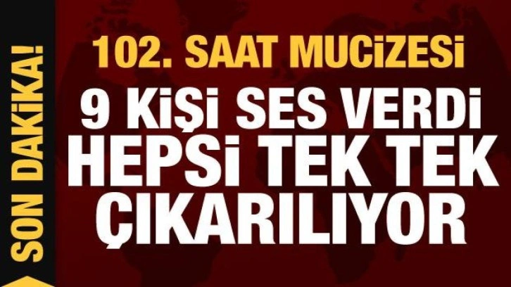 Deprem bölgesinde mucize kurtuluşlar! 101 saat sonra peş peşe güzel haberler