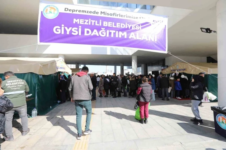 Deprem sonrası Mezitli’ye gelenlerin sayısı 100 bine ulaştı
